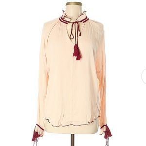 Anthropologie Dance and Marvel blouse NWT sz L